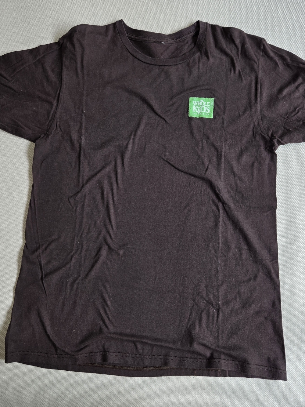 Vintage WHOLE FOODS T-Shirt Whole Kids Foundation BROWN Medium